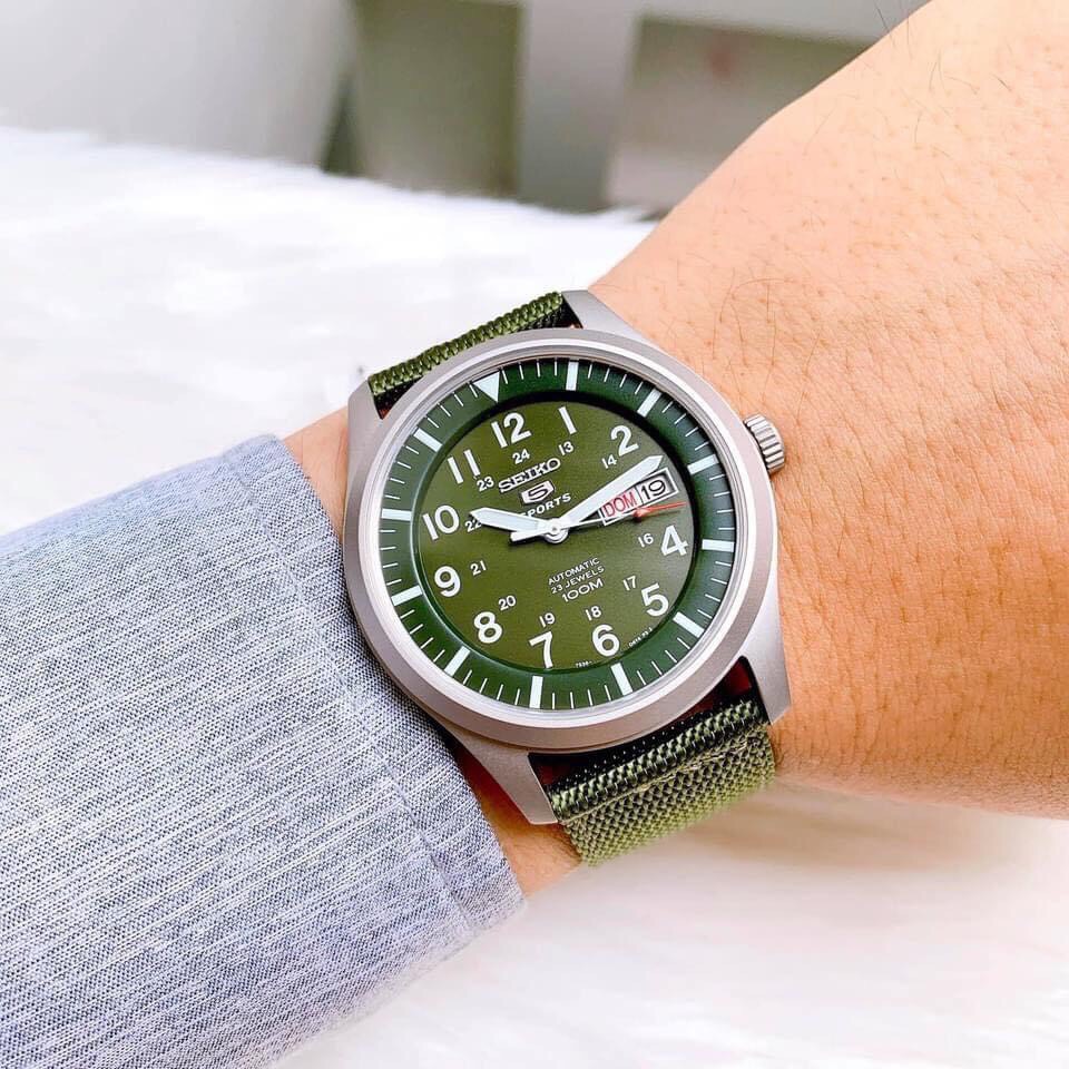 SEIK0 5 Sport Automatic SNZG09K1 NAM - Bảo hành 12 tháng - chính hãng 100 % - full hộp