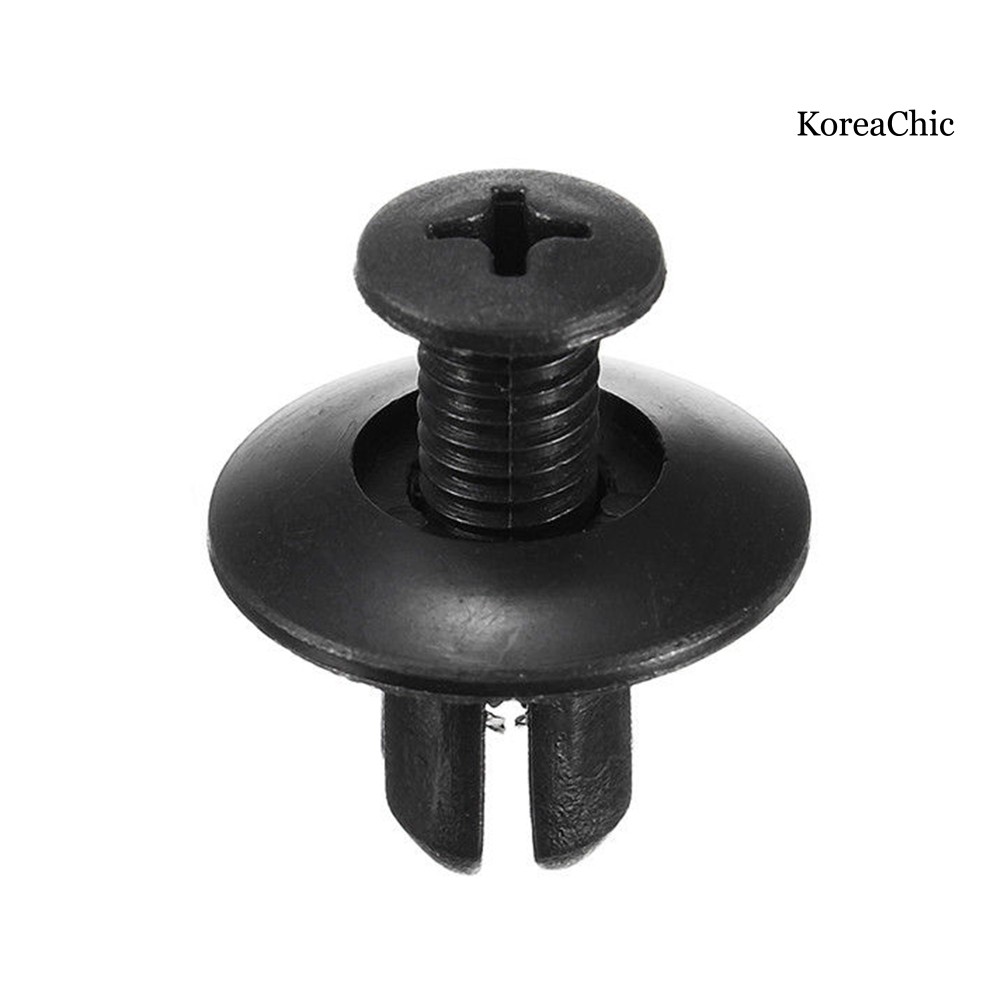 Set 50 đinh tán bằng nhựa phụ tùng cho xe ô tô