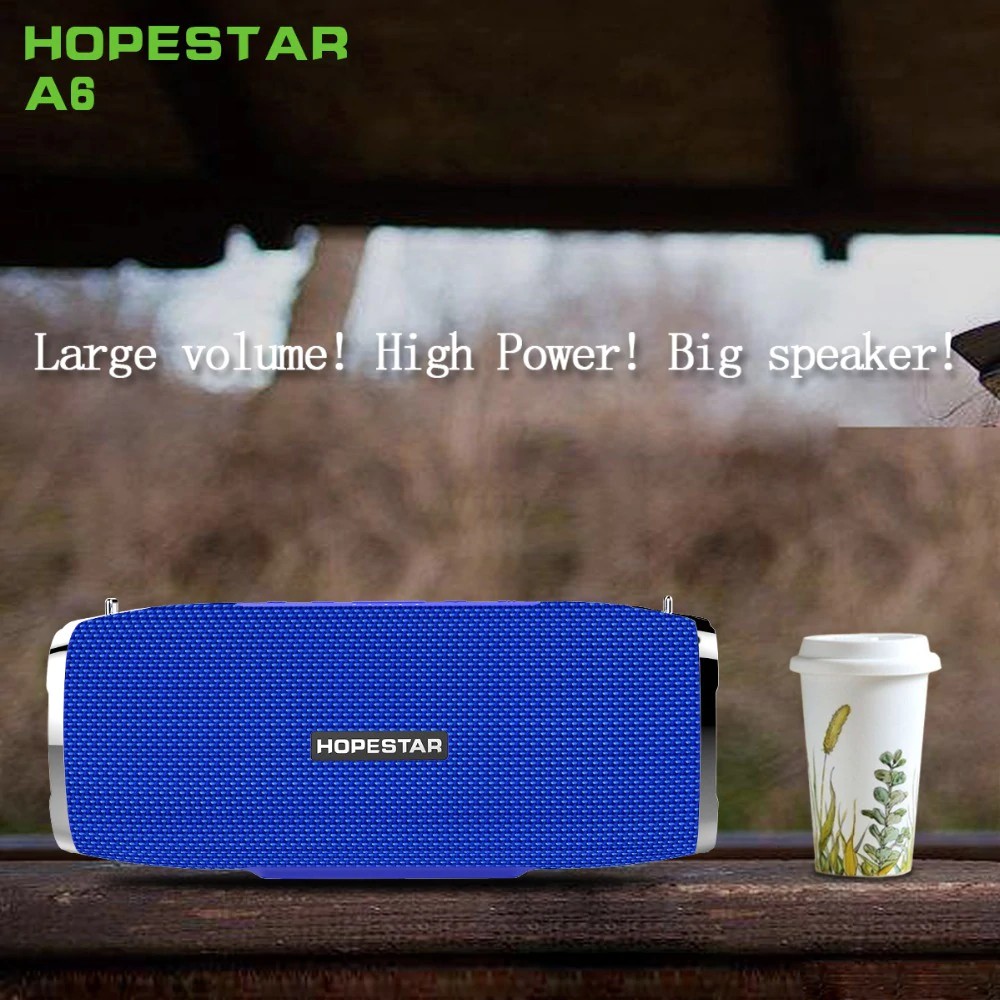 Loa bluetooth cao cấp Hopestar A6 công suất 35W pin 6000mah, âm Bass cực khủng, IPX6 (5 Màu)