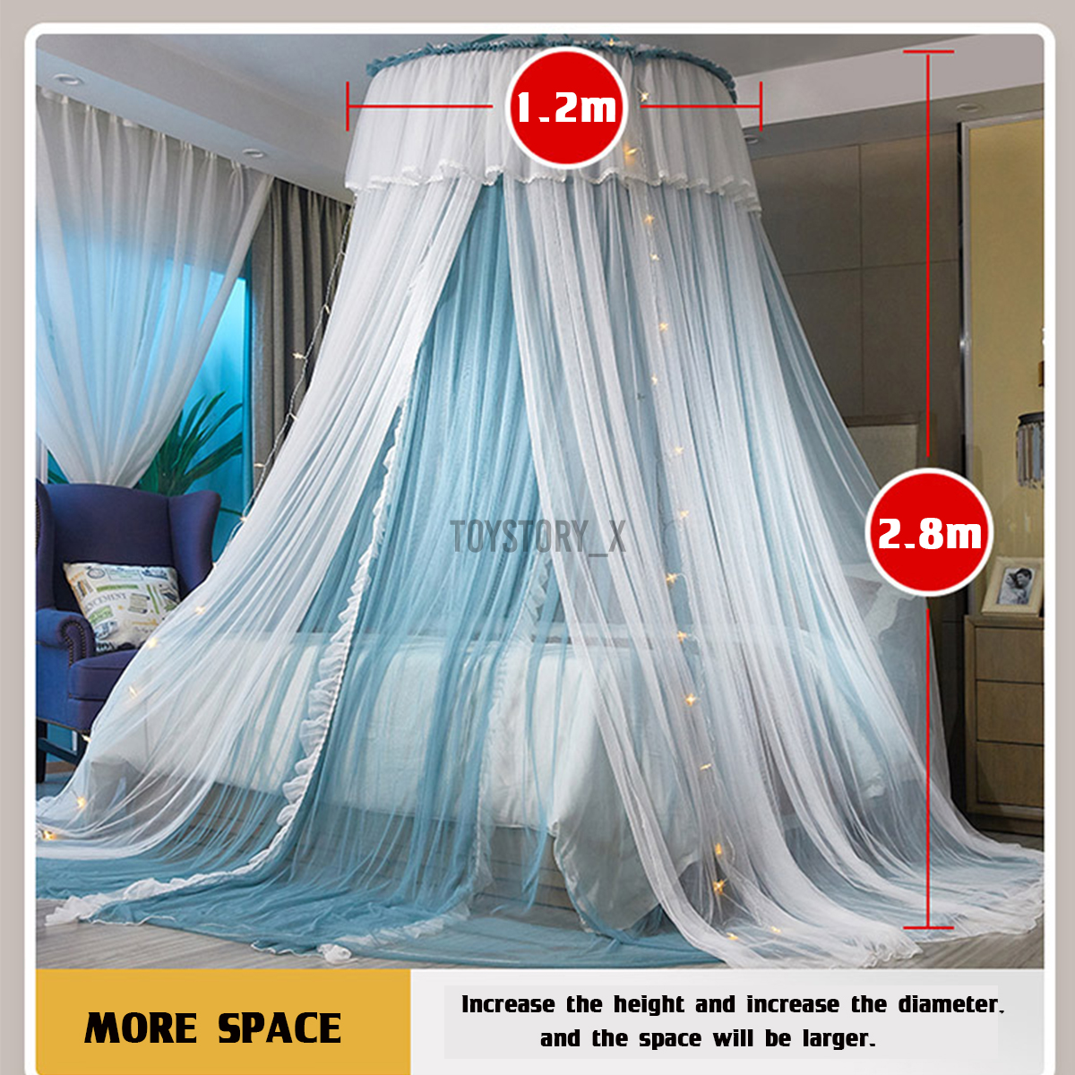 Màn Tròn Chống Muỗi Phong Cách Công Chúa