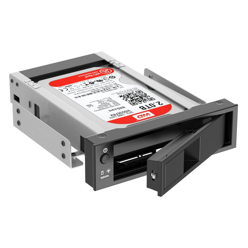 Khay ổ cứng PC (Caddy bay) 3.5&quot; SATA 1,2,3 ORICO 1106SS - Hàng Chính Hãng