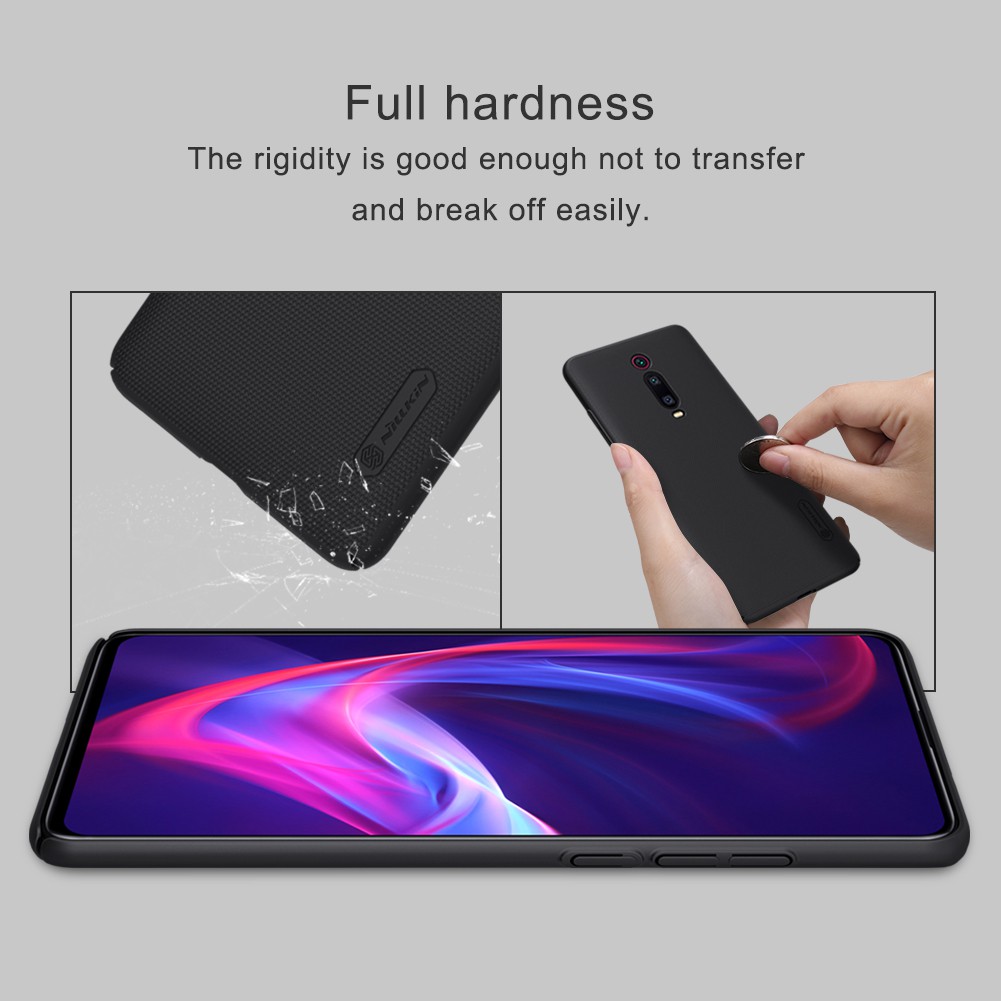 Redmi K20 Pro k20pro K20 - Ốp lưng Nillkin nhựa cứng lưng sần chống bám mồ hôi, bụi bẩn, bảo vệ Camera và chống sốc