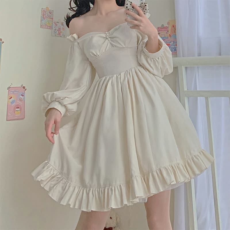 Váy babydoll công chúa ngọt ngào bồng bềnh Lolita cực dễ thương(có ảnh thật )