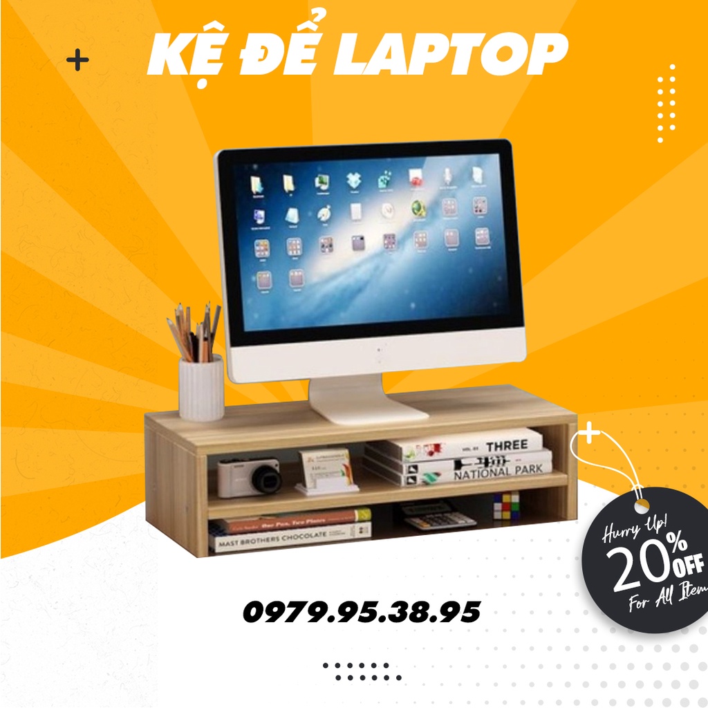 Kệ để máy tính đa năng, giúp bạn gòn gàng trong góc làm việc, chất gỗ MDF dễ dàng lắp ráp