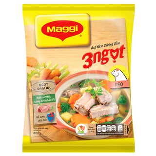 Hạt nêm xương hầm 3 Ngọt vị heo Maggi gói 900g