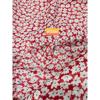 VẢI VOAN  HOA NHÍ - DÒNG VẢI THÔNG DỤNG - 1 MÉT X 1M5