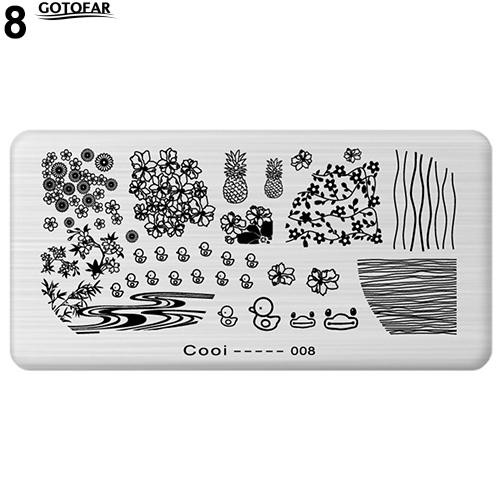 Khuôn in vẽ móng tay nghệ thuật