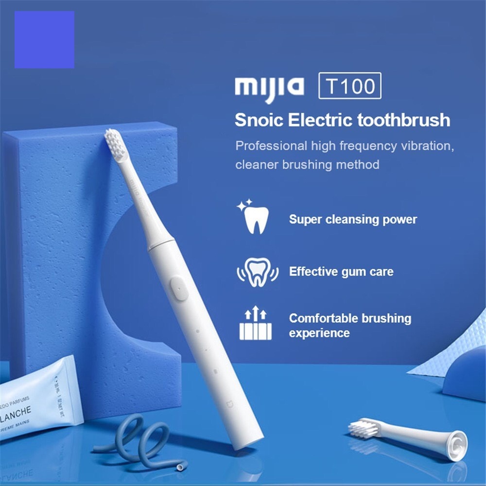 Bàn chải điện Xiaomi Mijia T100 (pin sạc) - kháng nước ipx7 - Bàn Chải Đánh Răng Mijia T100