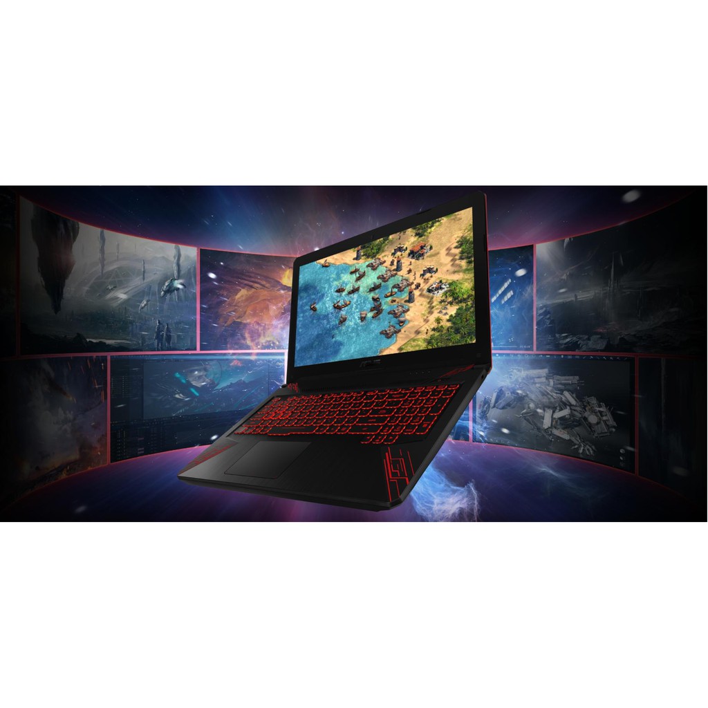 laptop gaming ASUS TUF FX504GE CORE i7 8750HVGA-GTX-1050TI-4G/15.6&quot;FHD,laptop cũ chơi game và đồ họa