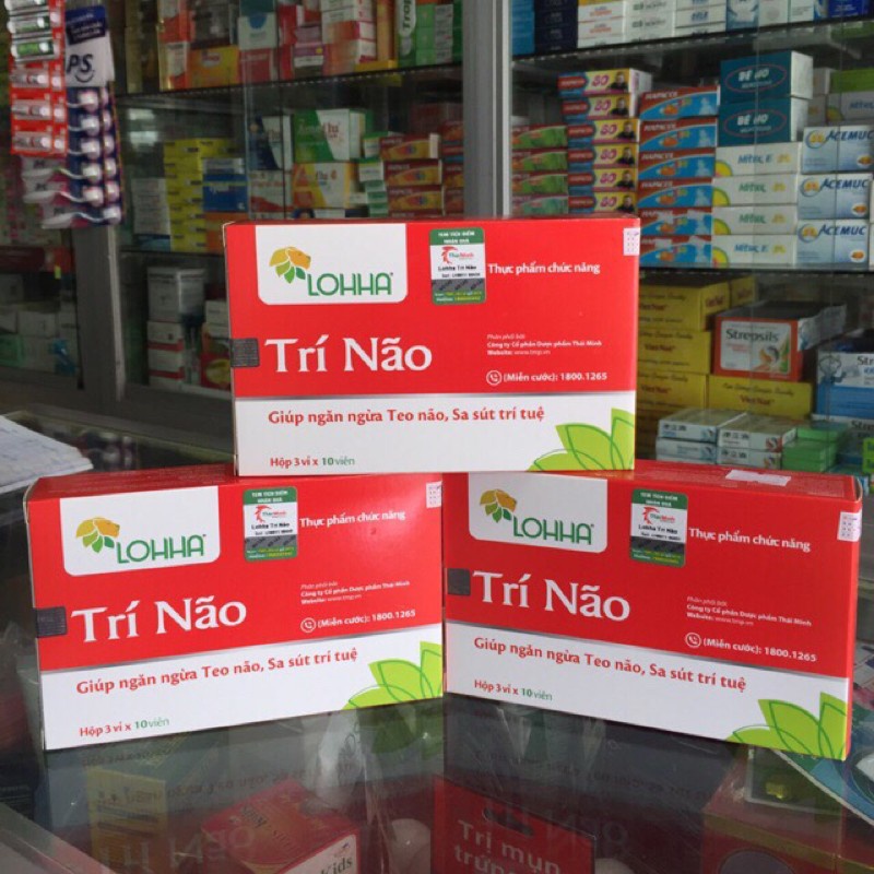 Lohha Trí Não - Hỗ trợ làm tăng cường hoạt động của trí não, thần kinh (30 viên)