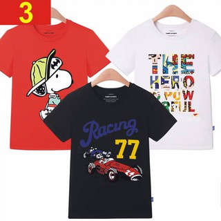 (Sẵn) Combo 3 áo thun bé trai có size to
