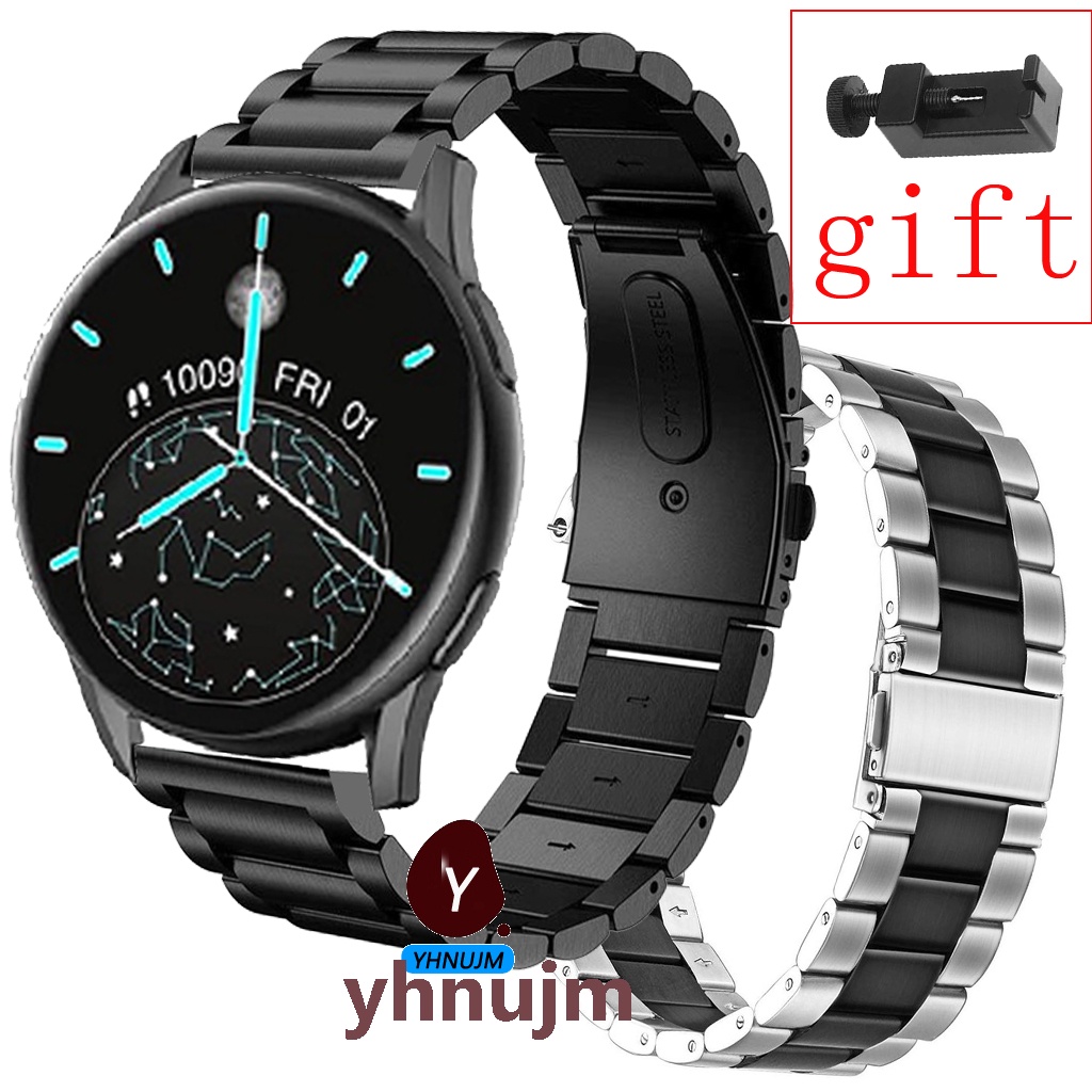 Dây Đeo Inox Tháo Lắp Nhanh Cho Đồng Hồ Thông Minh Xiaomi Kieslect K11 Kieslect K10 KR