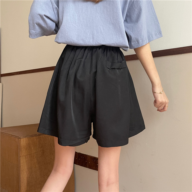 SUXI Quần Short Nữ Lưng Cao Thời Trang Hàn