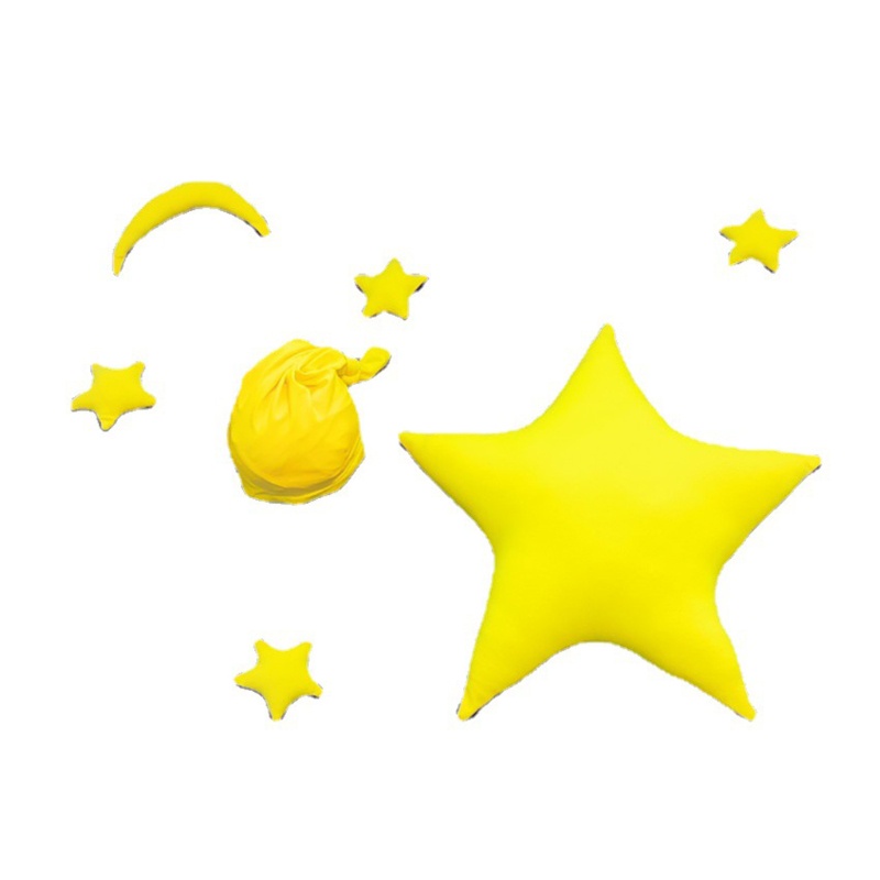 Set 2 / 7 Gối Hình Ngôi Sao + Nón Làm Phụ Kiện Chụp Ảnh Xinh Xắn Cho Bé Sơ Sinh