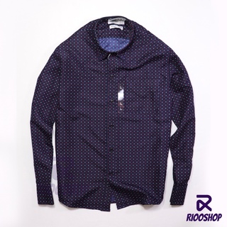[XẢ KHO] Áo sơ mi nam tay dài đẹp công sở chấm bi cao cấp RSM088
