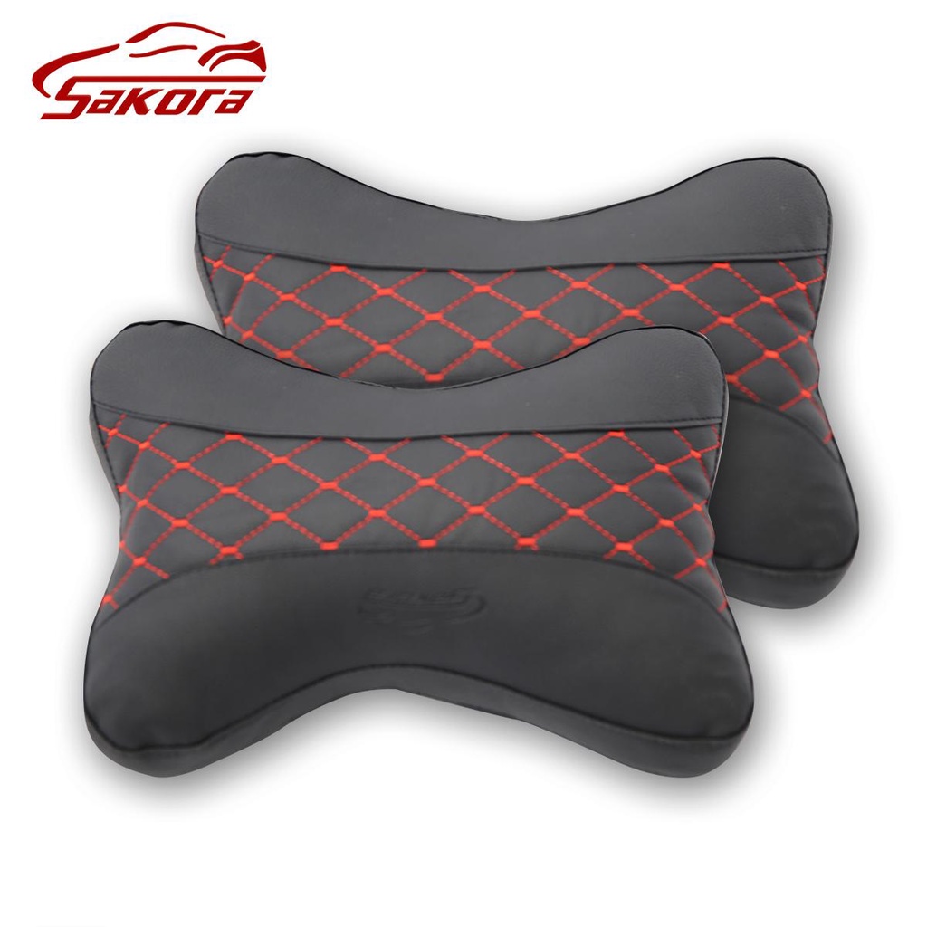 [HCM]Sakora Đôi Gối tựa đầu trên ô tô xe hơi chống mỏi cổ (2pc)-【ZT N26】