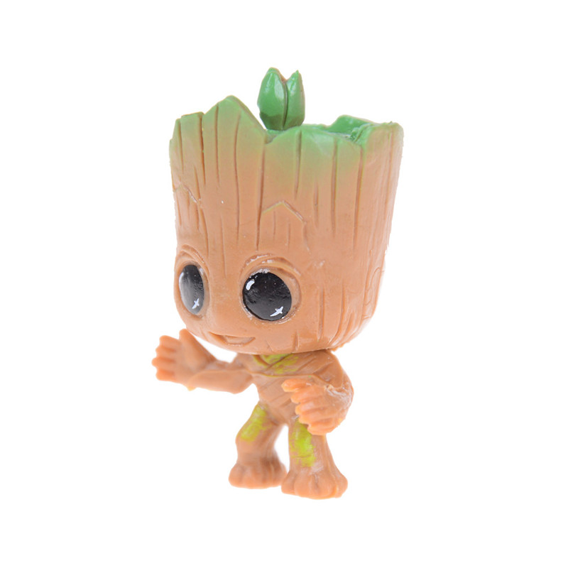 Set 4 Mô Hình Đồ Chơi Nhân Vật Baby Groot Trong Phim Guardians Of The Galaxy