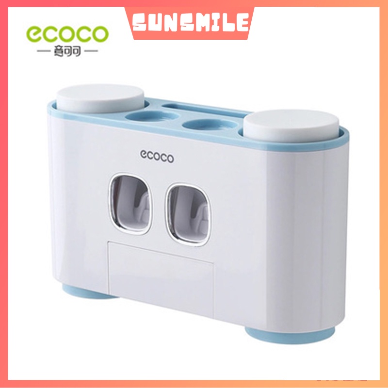 Bộ cốc và dụng cụ nhả kem đánh răng cao cấp cho nhà tắm sang trọng - SUN SMILE - S20