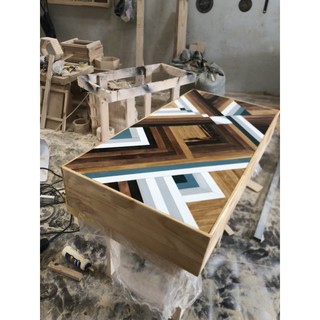 Bàn sofa - Bàn gỗ ghép độc đáo