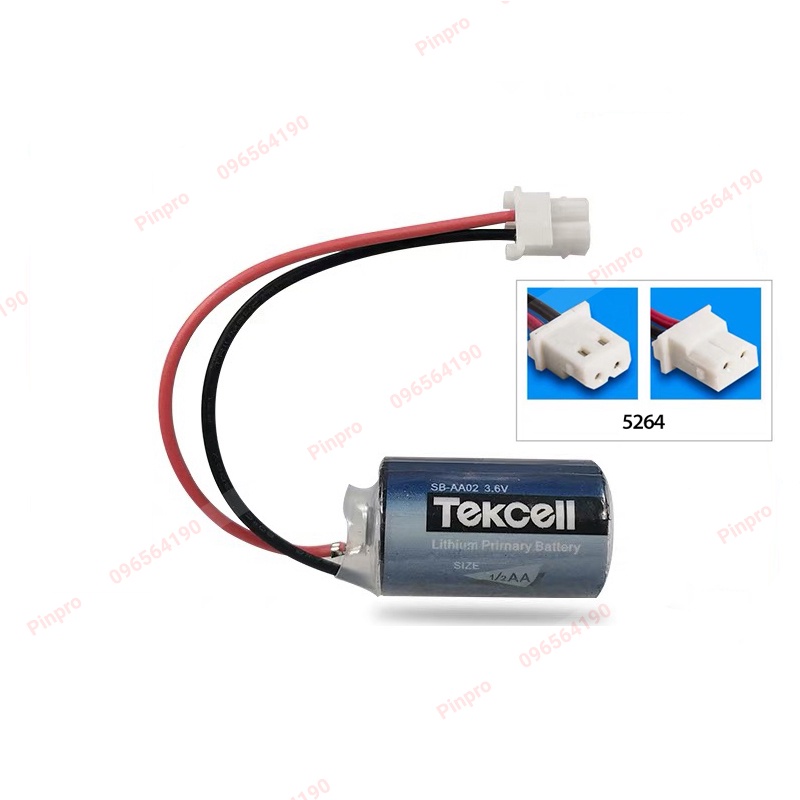 Pin Tekcell SB-AA02 3.6V 1/2AA