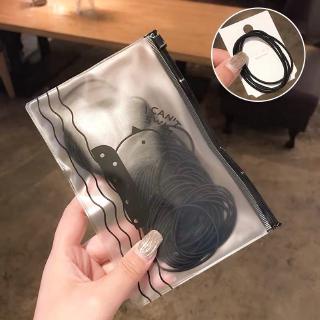 Dây buộc tóc nylon cao su nhiều màu không điều chỉnh phong cách Hàn Quốc dễ thương dành cho nữ