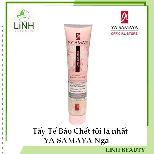 Tẩy Tế Bào Chết HIỆU TÔI LÀ NHẤT-YA SAMAYA Nga - Làm sạch da mặt, giảm mụn trứng cá (120ml)