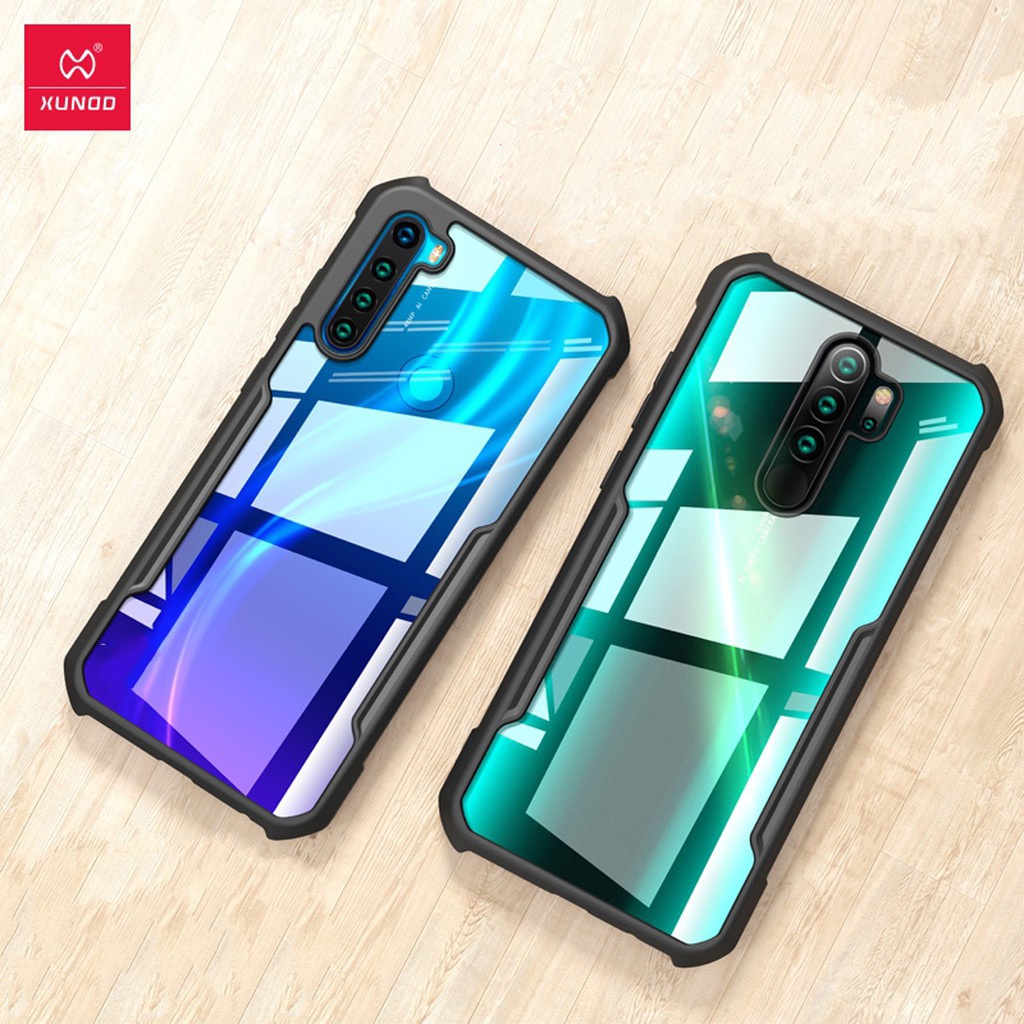 Ốp Lưng chính hãng Xundd cho Redmi Note8 / Note8 Pro - Màu đen Kiểu Dáng thể thao, chống sốc.