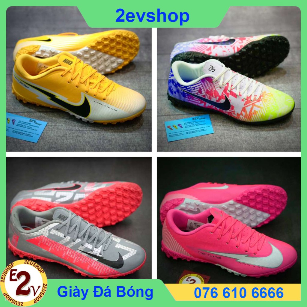 Giày Đá Bóng 𝗧𝗙 𝗡𝗶𝗸𝗲 𝗠𝗲𝗿𝗰𝘂𝗿𝗶𝗮𝗹 𝟭𝟰 Đủ Màu Đã Khâu