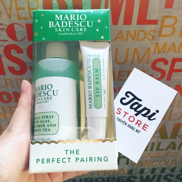 Set dưỡng da Mario Badescu The Perfect Pairing