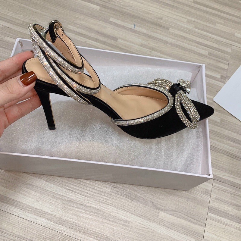 Sandal nơ đá quấn cổ kèm video , ảnh thật