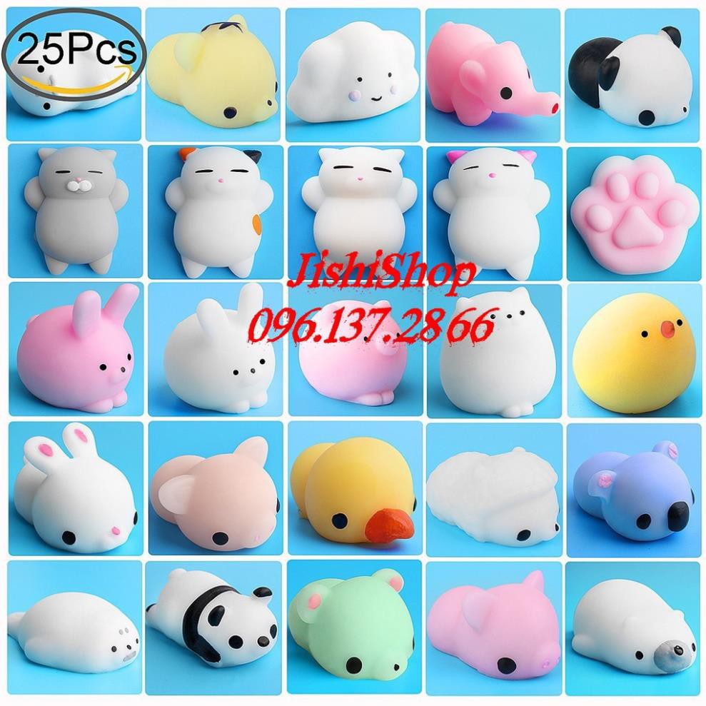 SQKL (sqkl ) Sỉ Combo từ 5 CON TRỞ LÊN Squishy Mochi mềm dẻo hình thú đáng yêu