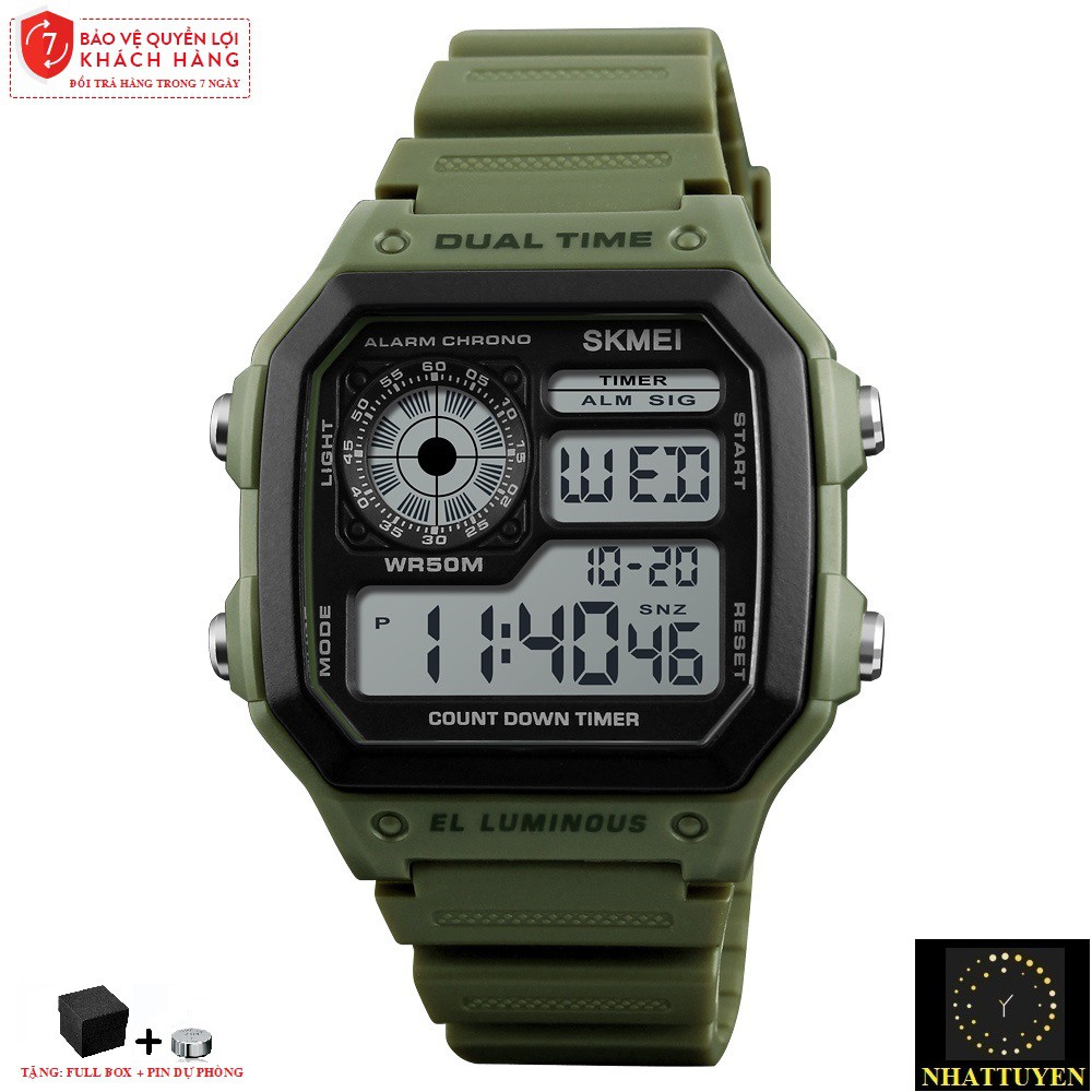 ĐỒNG HỒ THỂ THAO SKMEI 1299 huyền thoại, dùng cho cả nam và nữ, siêu bền đẹp | BigBuy360 - bigbuy360.vn