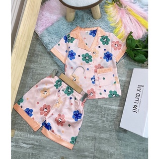 bộ pijama lụa satin 22-33kg
