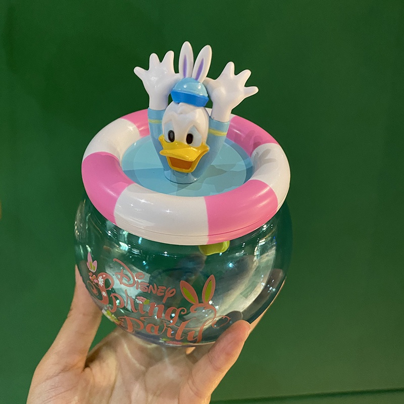 DISNEY Cốc Có Ống Hút Hình Vịt Donald Thượng Hải