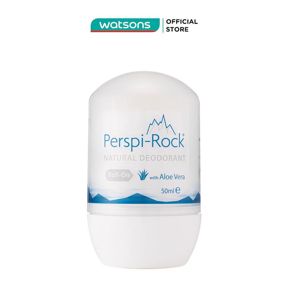 Lăn Khử Mùi Perspi-Rock® Natural Deodorant Roll-On With Aloe Vera Tự Nhiên 50ml