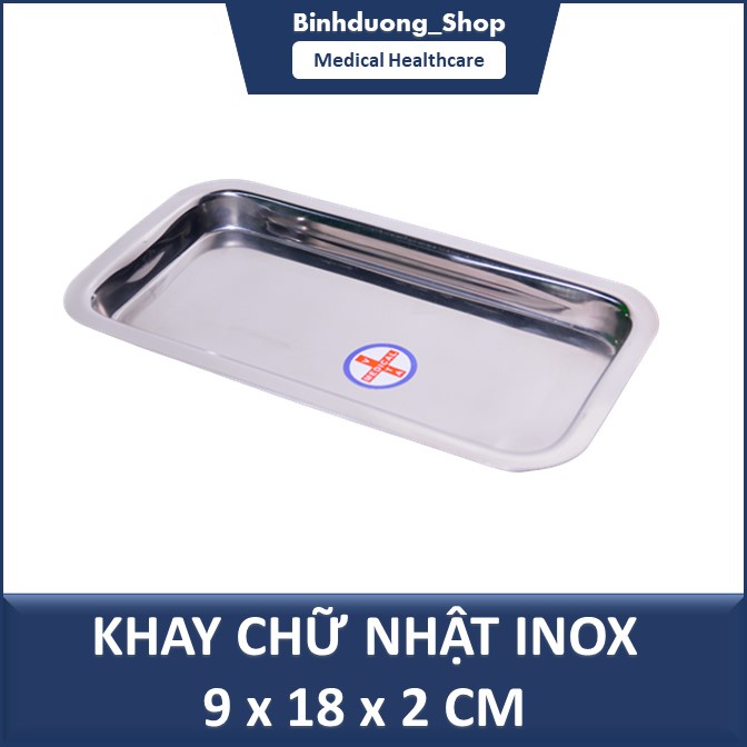 Khay inox y tế nhiều size lớn, nhỏ