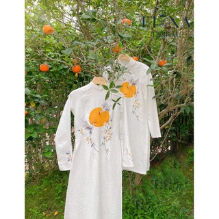 Áo dài cặp cô dâu, chú rể