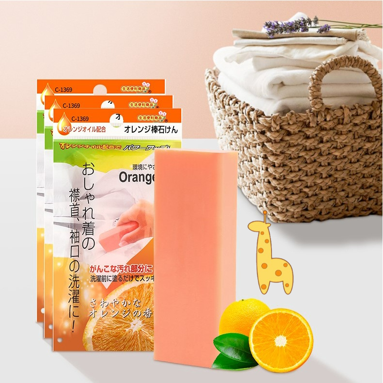 Xà Phòng Thanh Giặt Cổ Áo Tay Áo Giày Sanada 100g Nội Địa Nhật Bản Tẩy Siêu Trắng Siêu Sạch