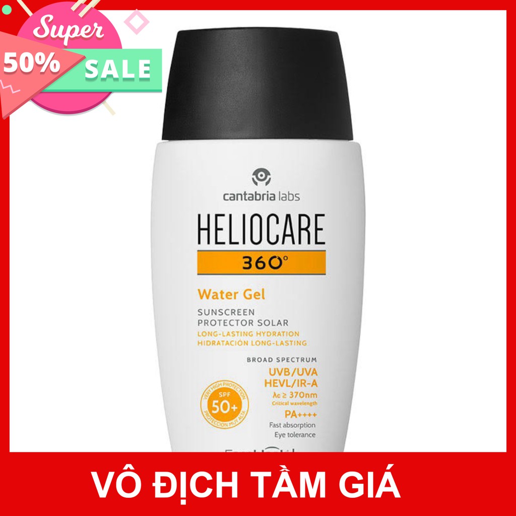 [CHÍNH HÃNG] Heliocare Kem Chống Nắng Heliocare Water Gel SPF50 50ml