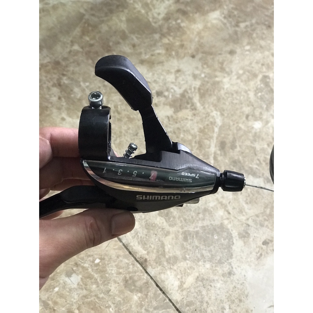 Tay đề xe đạp SHIMANO, bộ tay đề lắc 3x7 giá rẻ- GIANG SƠN BIKE