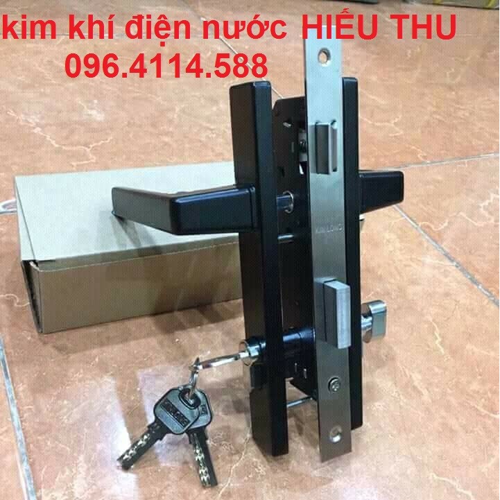 khóa tay gạt kinlong đơn điểm  lắp cửa nhôm- cửa nhựa- cửa thép - Bách hóa Hiếu Thu