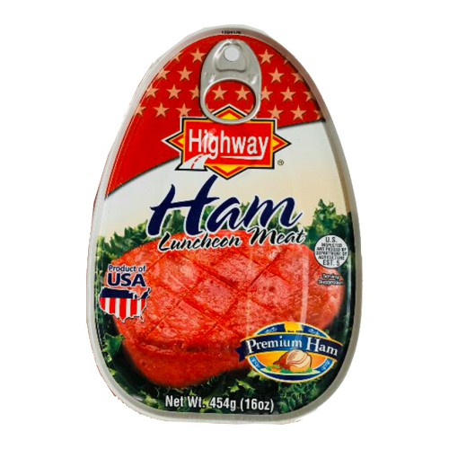 Thịt hộp Ham Luncheon Meat Highway Premium 454 gr của Mỹ