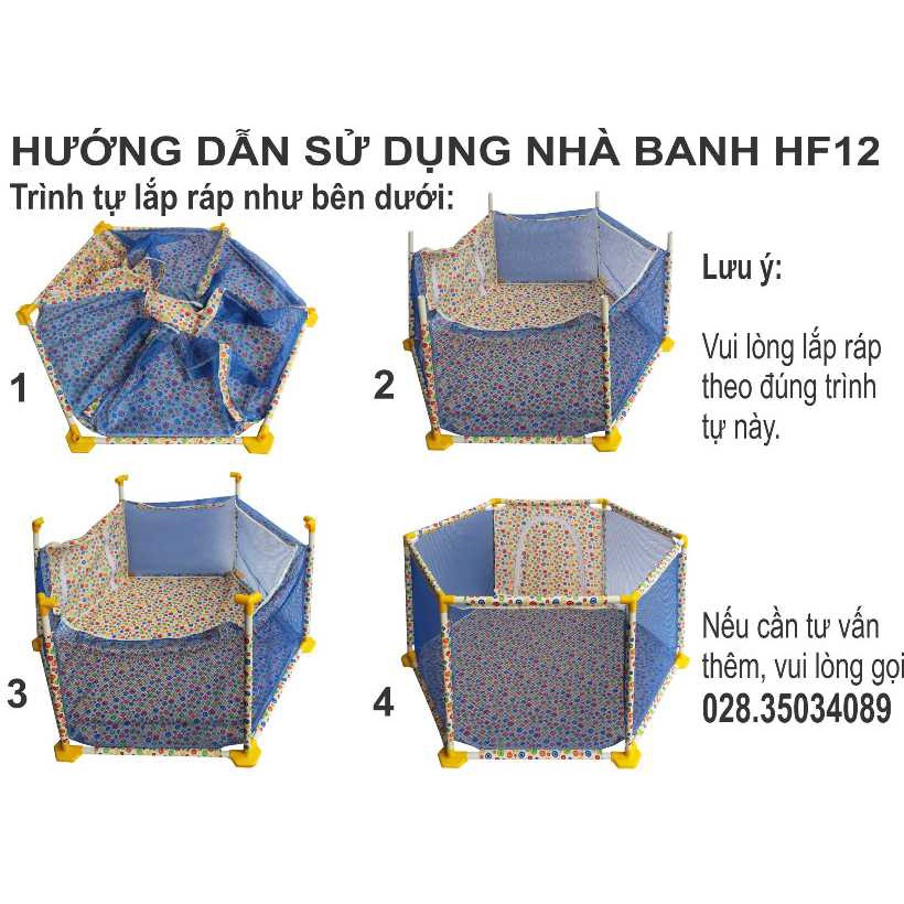 NHÀ BANH CŨI LƯỚI 2 TRONG 1 SBABY