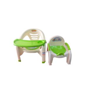 Combo ghế ăn dặm + Ghế bô+ đồ chơi xắc xô cho bé