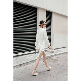 Aó Blazer xếp li lưng BOHEE A110
