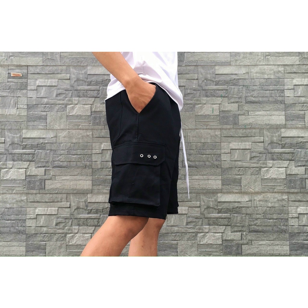 Quần SHORT kaki co giãn 4 chiều mẫu mới nam nữ đều mặc đẹp (3ghim)