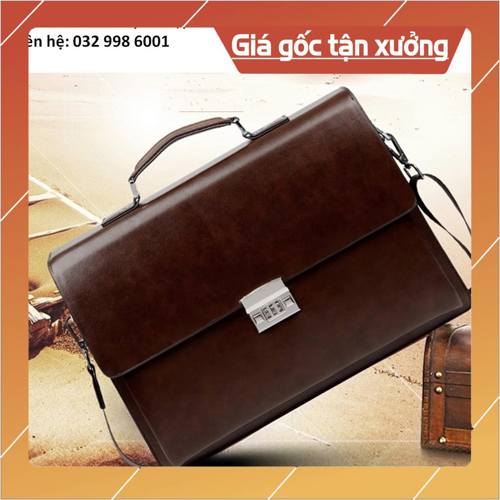 cặp khóa số , cặp da khóa số nâu đốm C2
