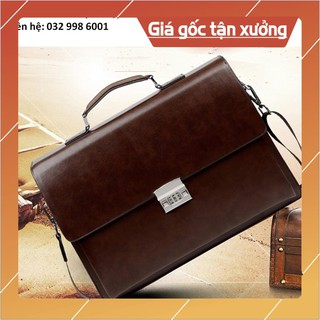 cặp khóa số , cặp da khóa số nâu đốm C2