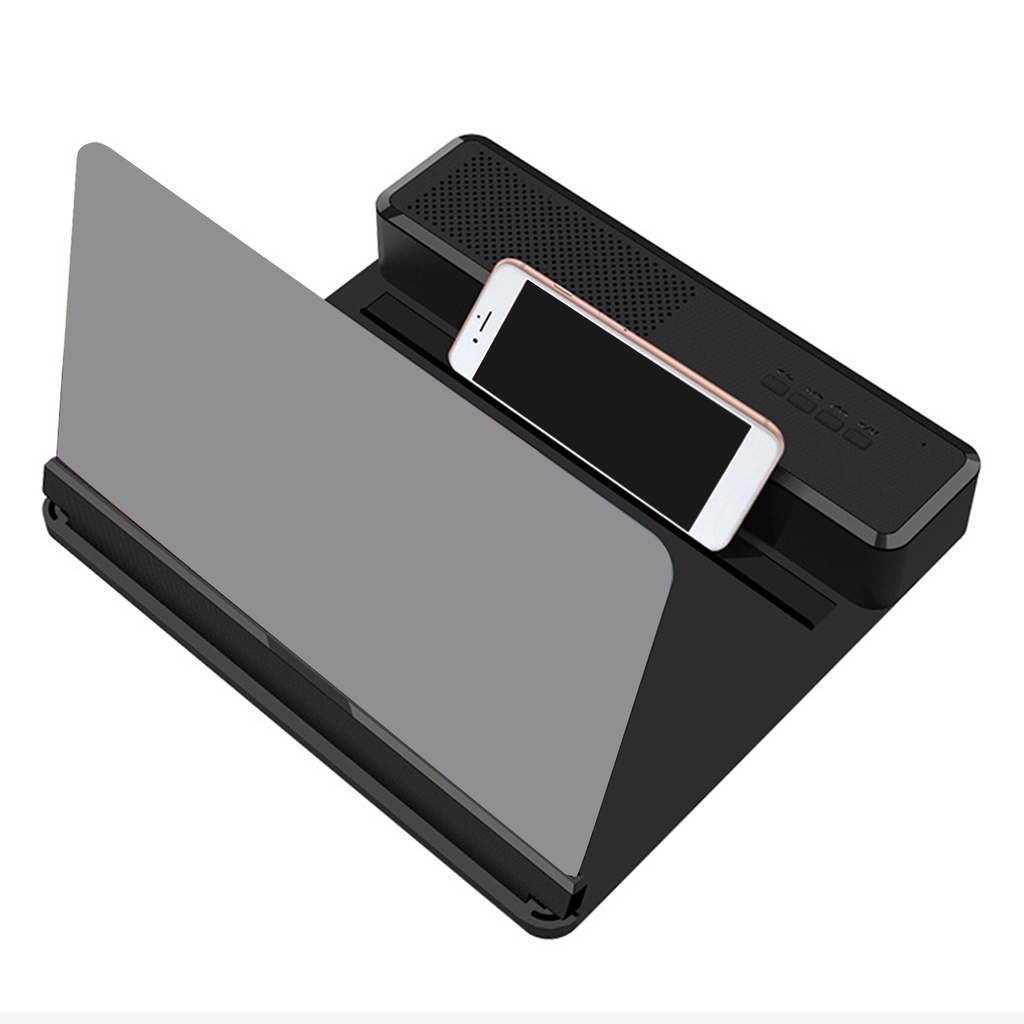 Bộ Loa Khuếch Đại Màn Hình Điện Thoại 12inch 3d Kết Nối Bluetooth