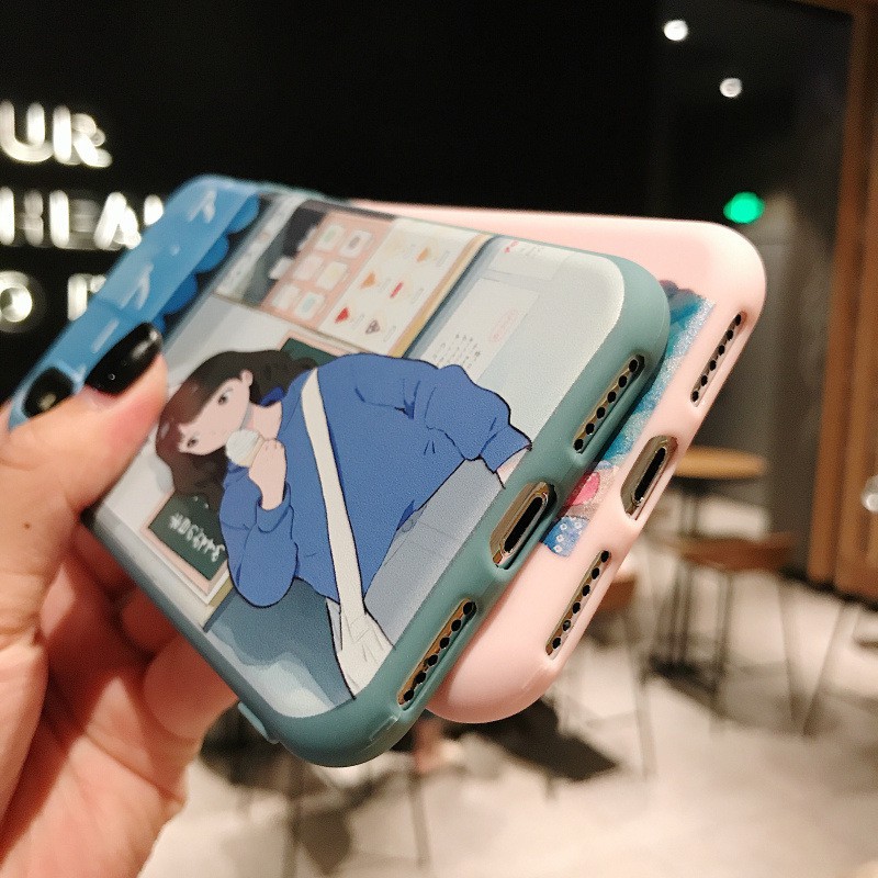 Ốp lưng iphone Kawaii Anime Nhật Bản ip 6 6s 6plus 7 8 plus x xr xs max 11 pro max (a177)